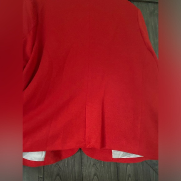 Red JouJou soft single button blazer, NWT, sz 3X - Picture 3 of 4